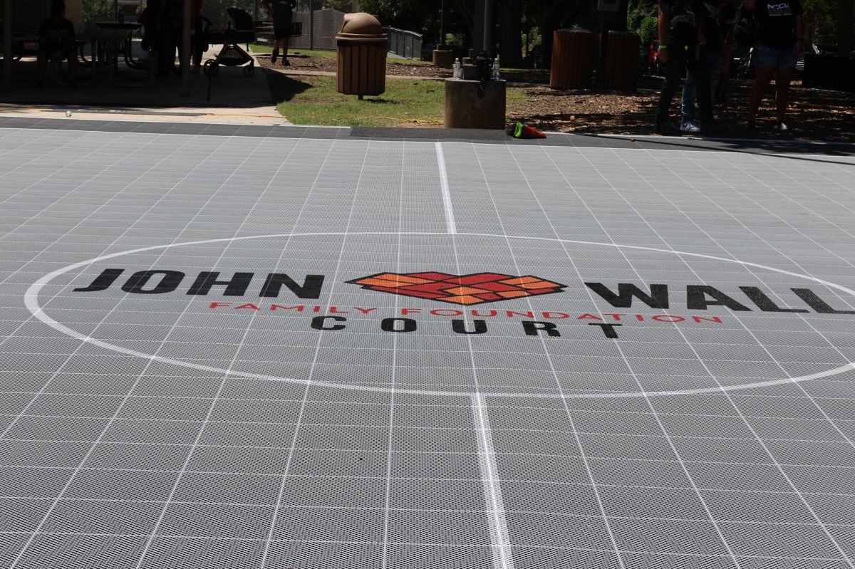 John Wall Family Foundation Court Dedication