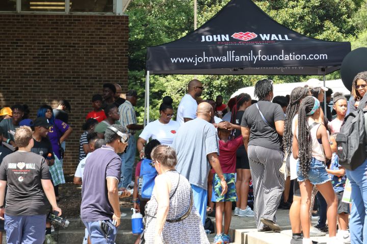 John Wall Family Foundation Court Dedication