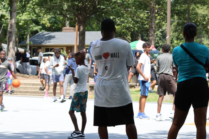 John Wall Family Foundation Court Dedication