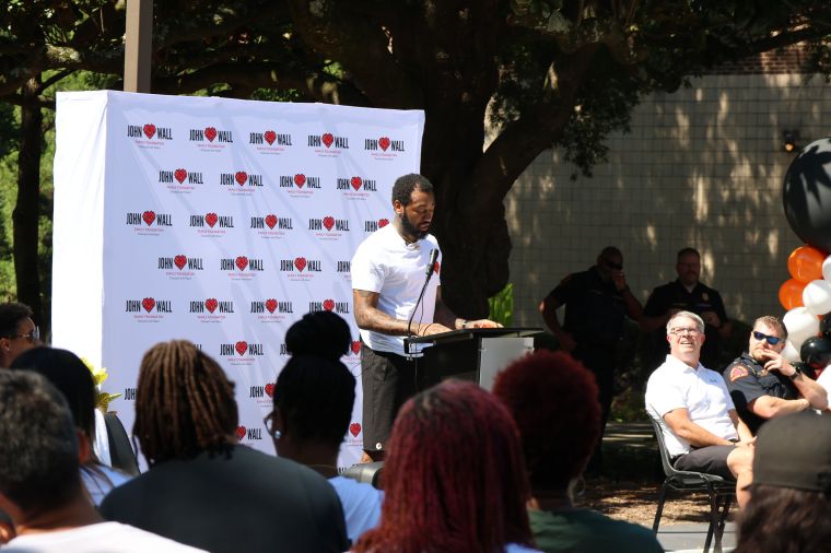 John Wall Family Foundation Court Dedication