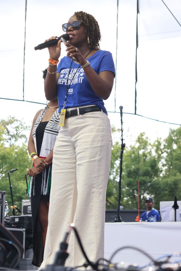 Chantal Stevens of ACLU North Carolina - CarolinaDaze Music & Arts Festival
