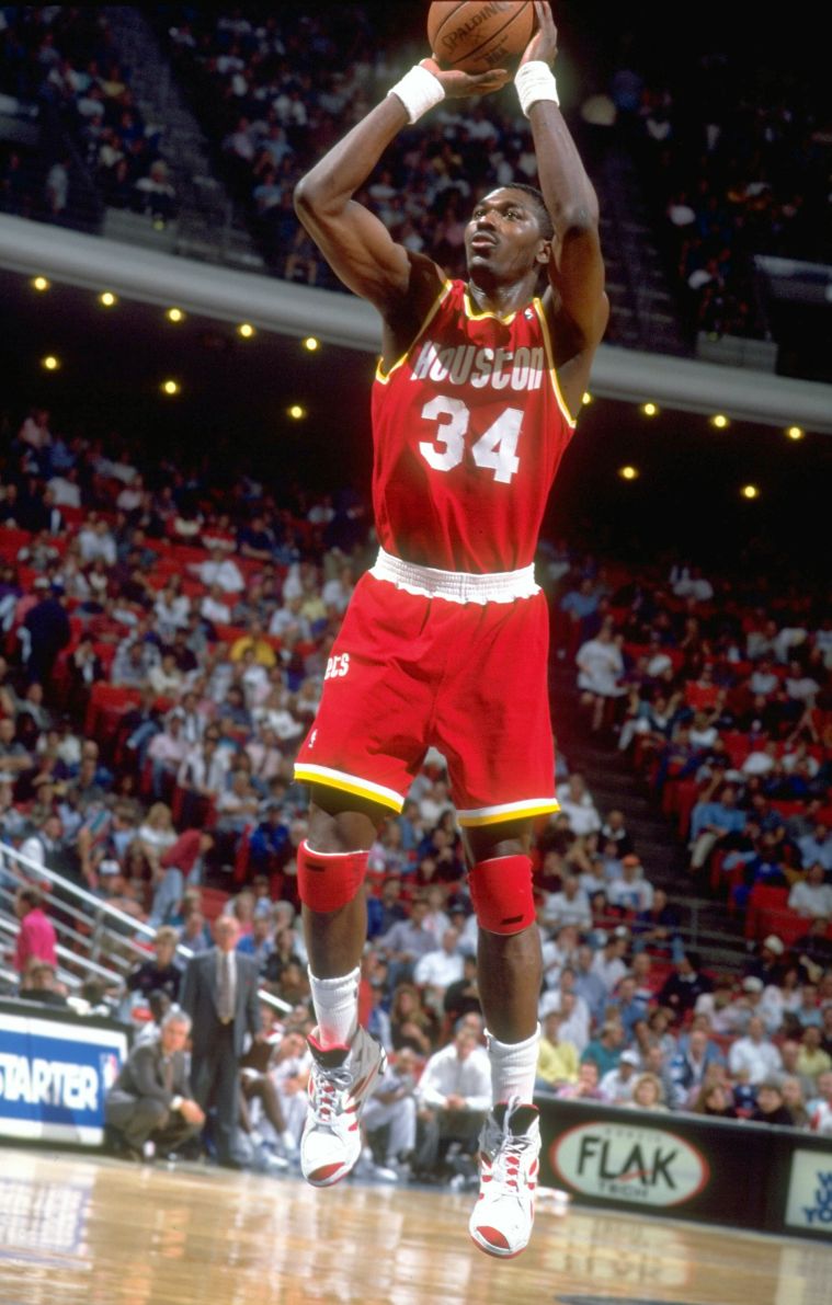 Hakeem Olajuwon - Houston Rockets Red Jersey (1994)