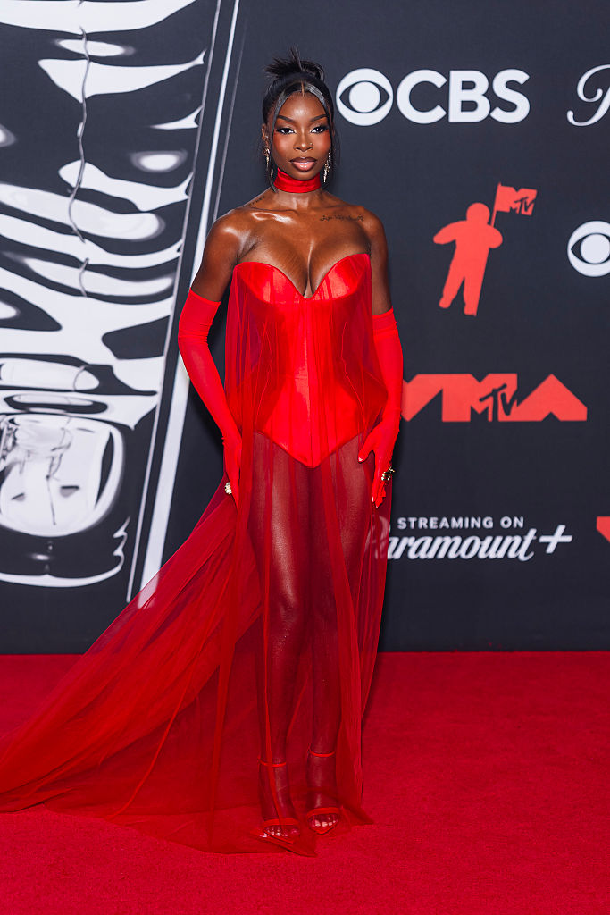 Her look Attending the 2025 VMAs