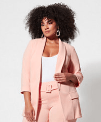 Olivia Coral Blazer and Pants