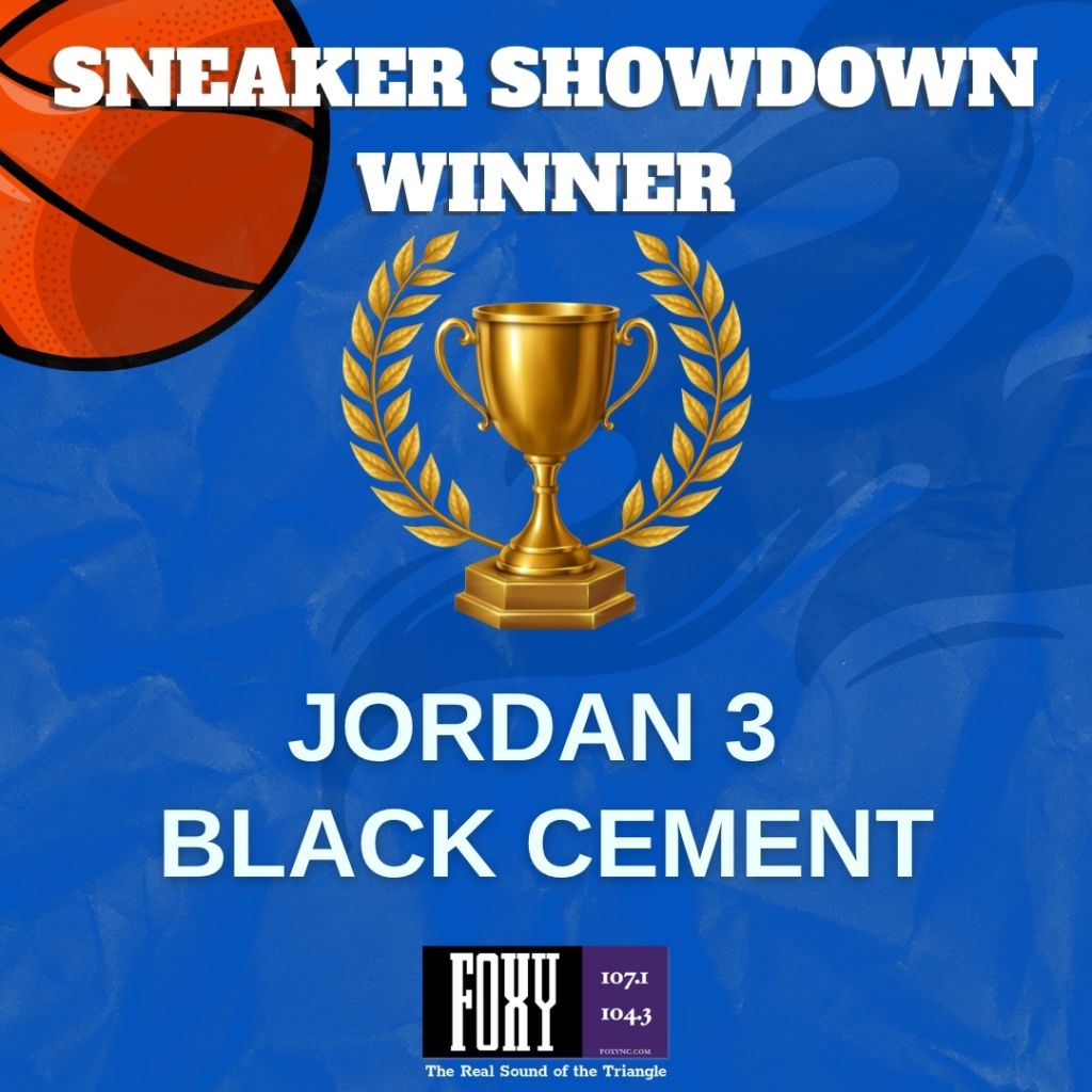 Sneaker Showdown Winner Black Cement