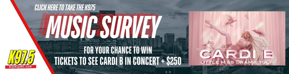 Cardi B Concert Music Survey Banner